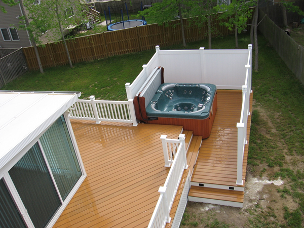 Enjoy a Hot Tub in Winter on Your Deck