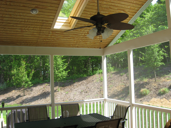 Screen porch, PGT® Eze-Breeze® Panels, cleaning tips