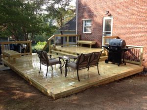 Ground-Level Deck Design Ideas