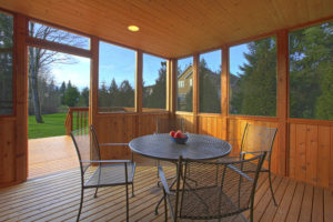 Screened porch