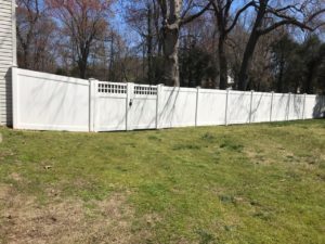 New Vinyl Fence in Severna Park by MAD Fence