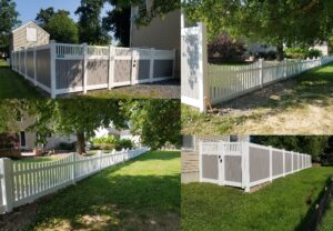 Mixing Fence Styles: New Fence Installation