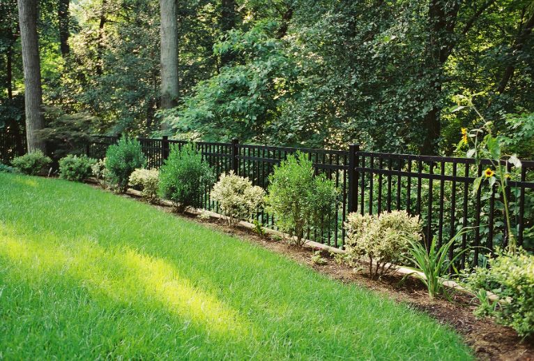 Looking for a fence that has very little maintenance and blends into it back ground. Than an aluminum or steel fence is your best choice.