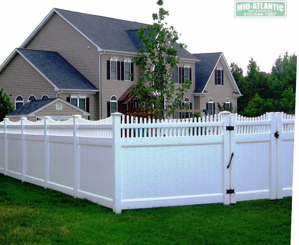 Way to go Upper Marlboro Maryland, Our Wiltshire style low maintenance vinyl privacy fence was a hit in the community. Enjoy