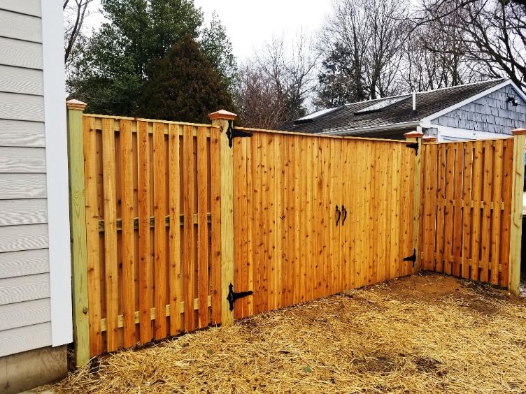 Flat top gates are a great option when you are trying not to bring to much attention to the gate.